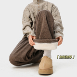 A410-K5578JR-P65限价99-美式加绒垂感休闲裤-糯米呢面料460g左右，男装卫衣，电商A410