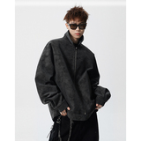 A410-WT93306-P105限价159-美式雾面扎染皮夹克-雾面皮410G，男装夹克，电商A410