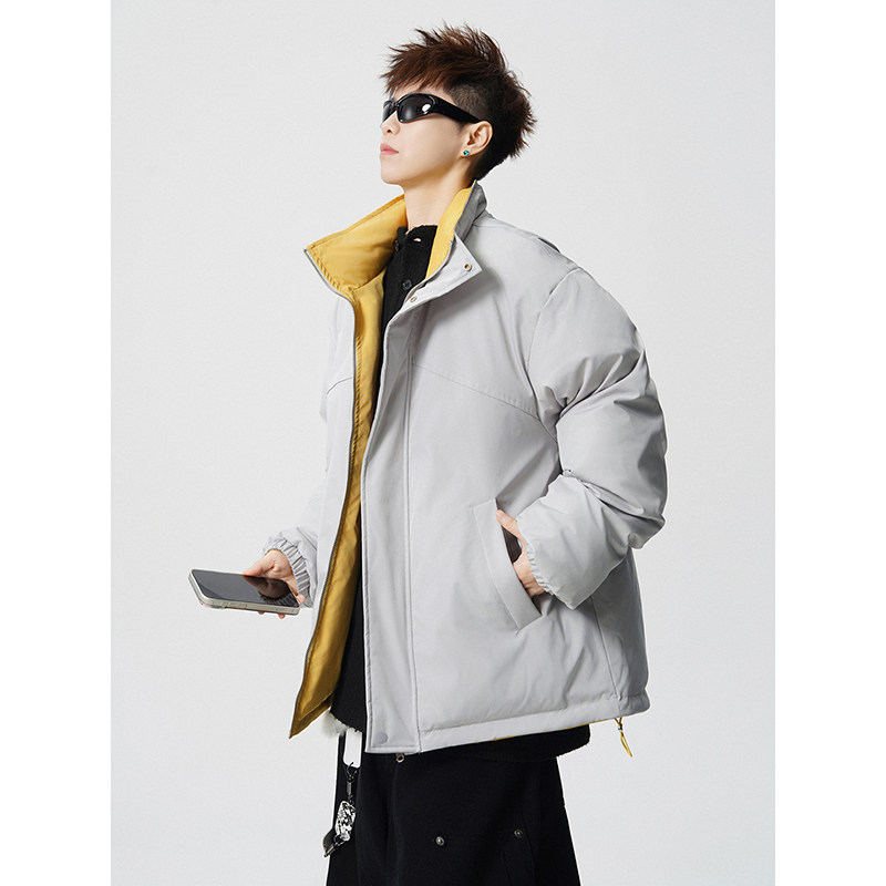 A410-WT33714-P130限价199-休闲百搭双面穿棉服-160G小牛津,男装棉衣,电商A410