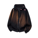 A410-WT33820-P95限价149-美式刺绣连帽开衫外套-400g华棉，女装短外套，电商A410