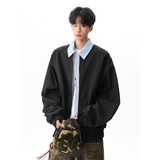 A410-WT93331-P110限价169-美式假两件拼接夹克-塔罗牛津210克，男装夹克，电商A410