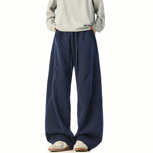 A410-K8383-P55限价79-成分：61%棉 39%聚酯纤维-320g 卫裤面料，男装休闲裤，电商A410