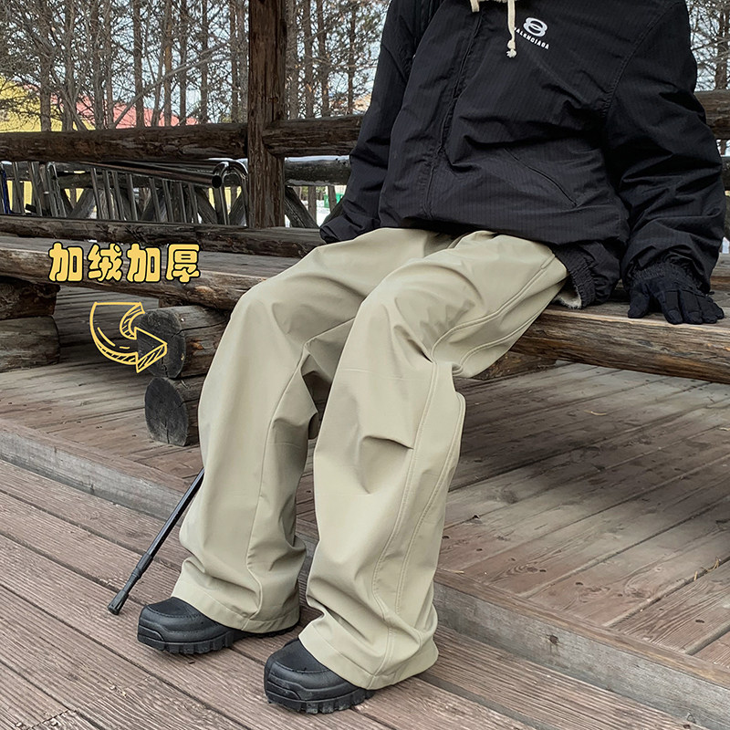 A410-K9173JR-P65限价89-成分：聚酯纤维-冲锋裤加绒345g左右图片