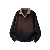 A410-WT34719-特批55限价109-美式复古假两件卫衣-400G华棉，男装卫衣，电商A410