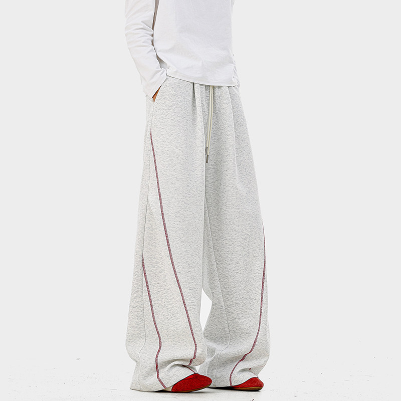 A410-K5588-特批50限价99-成分65棉35聚酯纤维-320g磨毛卫裤面料，男装休闲裤，电商A410