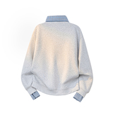 A410-A32648-P85限价129-美式POLO领宽松百搭卫衣-400g华棉，男装Polo衫，电商A410