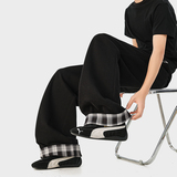 A410-K7907-特批50限价99成分65%棉35%聚酯纤维-310g磨毛卫裤面料，男装休闲裤，电商A410