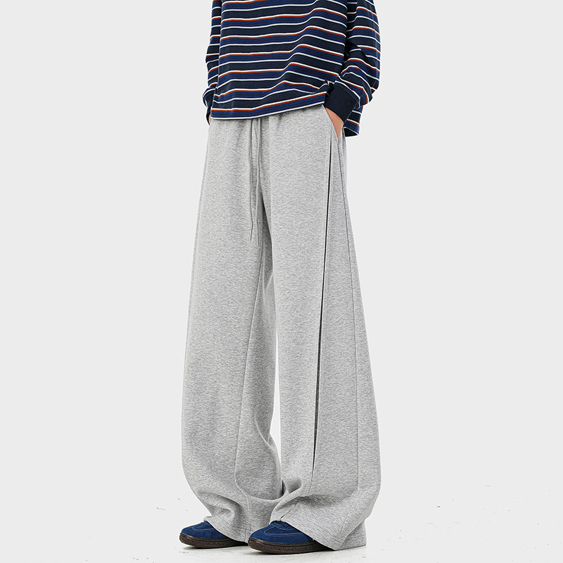 A410-K65003-P55限价99成分：65%棉35%聚酯纤维-320g磨毛卫裤面料，男装休闲裤，电商A410