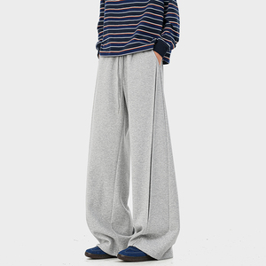 A410-K65003-P55限价99成分：65%棉35%聚酯纤维-320g磨毛卫裤面料，男装休闲裤，电商A410