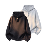 A410-A32635-P85限价129-美式重磅纽扣连帽卫衣-400g华棉复合，男装卫衣，电商A410