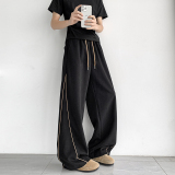 A410-K8714-特批50限价99-成分：61%棉39%聚酯纤维-320g卫裤面料，男装休闲裤，电商A410