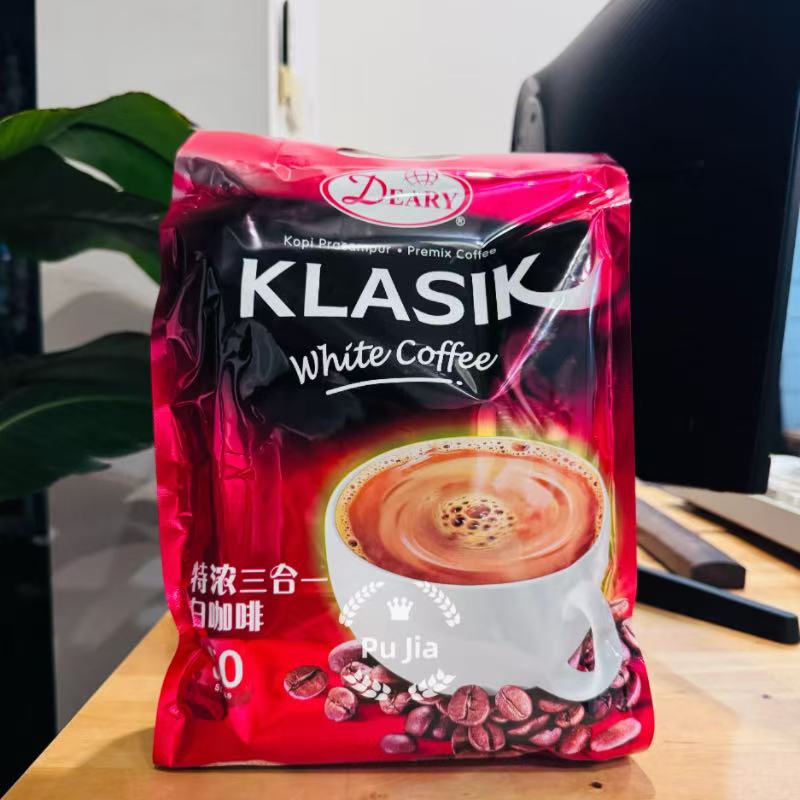 50杯马来西亚得丽特浓3合1白咖啡