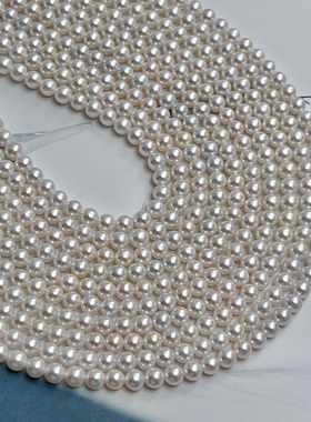 强光小灯泡天然珍珠项链