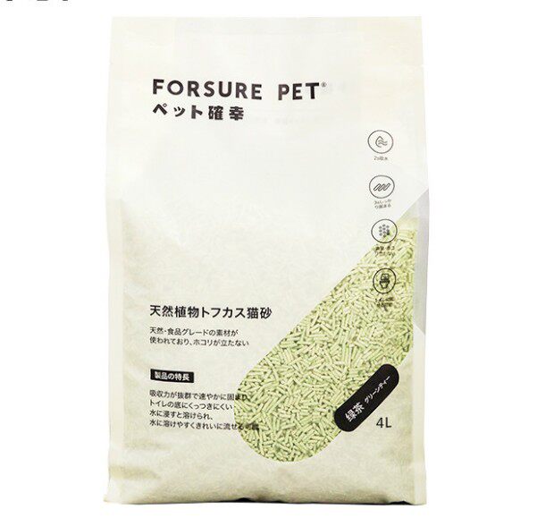 植物绿茶原味细颗粒豆腐猫砂