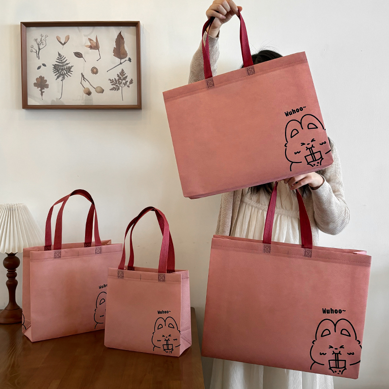 环保服装店袋子无纺布袋定制印刷手提袋子礼品袋子购物手提袋定做