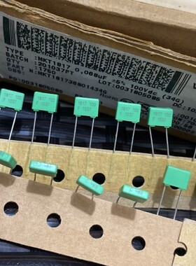 100个=55元 100V 683/68NF 0.068UF ERO-MKT1817薄膜电容器 P5