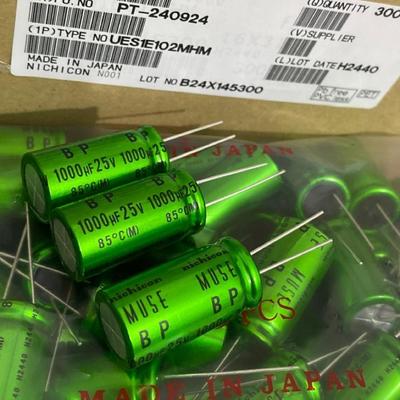 行货UES1E102MHM 25V1000UF 尼吉康EA系列无极bp-MUSE电解电容器