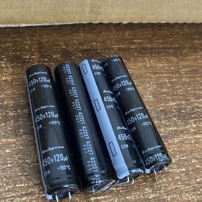 450V120UF/120UF450V红宝石RUBYCON电解电容器CXW系12*60