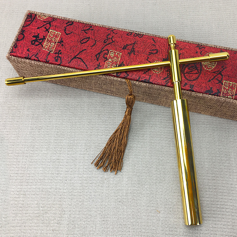 杨公寻龙尺 黄铜同心度高折叠能量磁场水脉仪探测棒