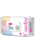 爱护婴儿手口柔湿巾80片带盖外出家用经济护肤便携式 木糖醇无酒精