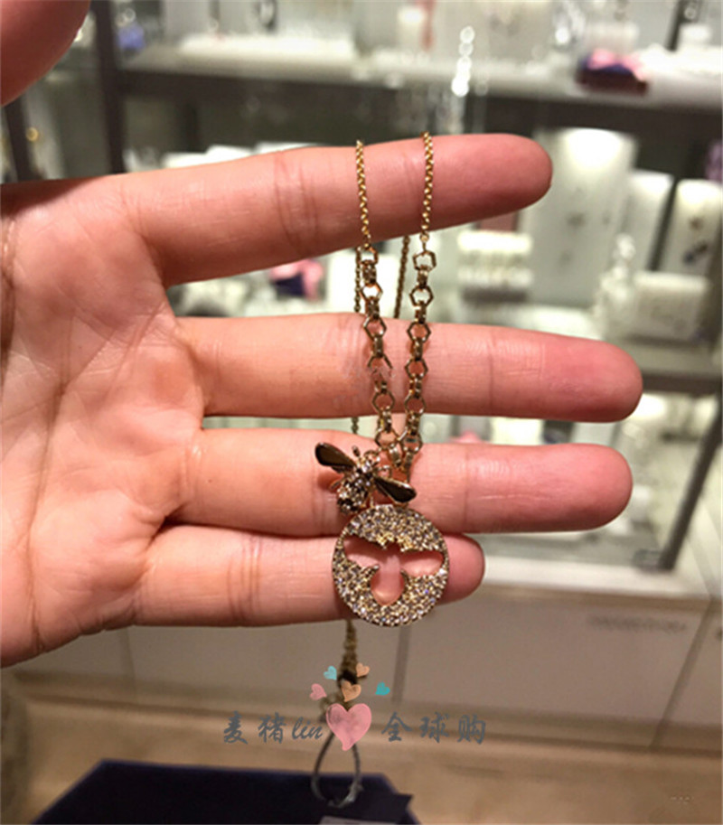 施華洛世奇項鏈可愛小蜜蜂秘密花園2018新款專柜正品代購5365641