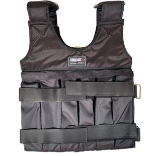 带垫肩负重马甲 隐形负重沙袋背心 速腾1 50公斤可调节钢板空背心