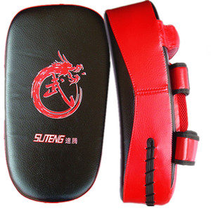 速腾龙纹弓形靶 训练弧形脚靶 散打泰拳加厚方靶 跆拳道靶子手靶