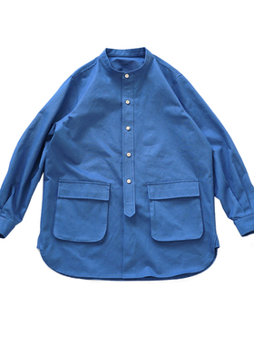 独立设计 立领宽松工装衬衫夹克