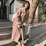 大货已出脏脏粉皮毛一体羊羔毛外套8501P210318，女装皮草，浙宝265