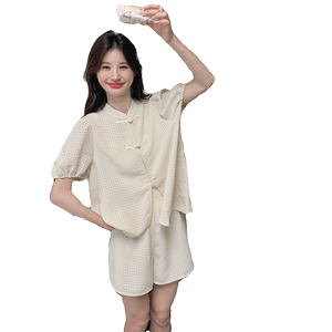 华夫格中式套装 8593 P130控198图片