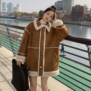 大货 皮毛一体派克服外套  8133图片