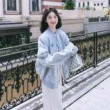 网红爆款蕾丝棒球服外套女2025春秋新款小个子宽松显瘦夹克上衣潮，女装短外套，浙宝265