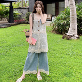 蕾丝牛仔裤时尚套装P165控248，商品下架区，浙宝265