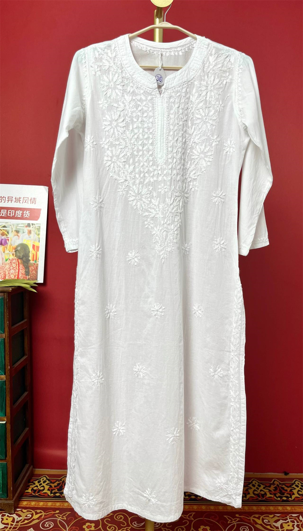 纯棉禅修服瑜伽服手工刺绣薄款
