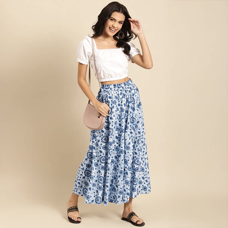 印度民族风进口裤子休闲百搭春夏款特色女装薄款纯棉印花款九分裤