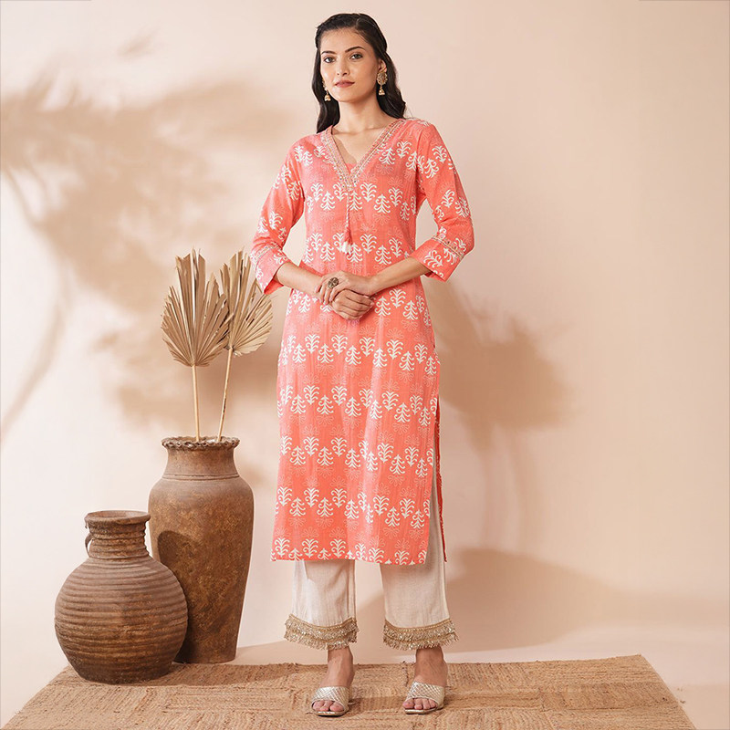 印度服饰进口薄款传统民族风棉印花V领中长款新款橘色七分袖上衣,女装/女士精品,民族服装/舞台装,淘宝优惠券,粉丝福利购,淘宝优惠卷