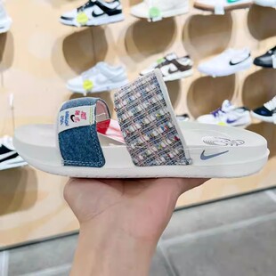 NIKE耐克女鞋2025夏季新款运动休闲舒适拖鞋户外沙滩鞋FJ7742-121