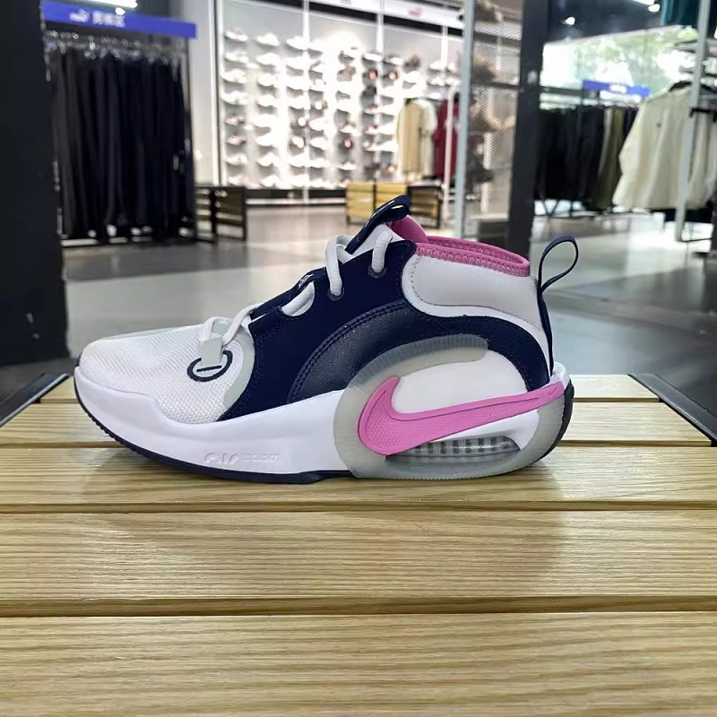 NIKE耐克2025春新款大童鞋AIR ZOOM缓震透气运动篮球鞋FB2689-102