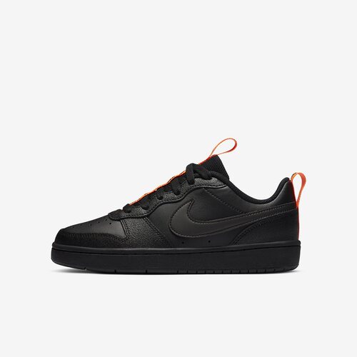 Nike/耐克正品Nike Court Borough 黑橘运动低帮运动休闲鞋CT3964