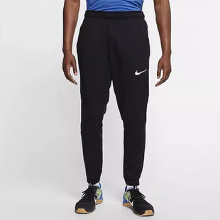 耐克Nike 男子春秋跑步训练针织运动收口束脚长裤 CJ4313-010