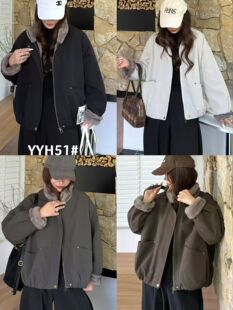 H51冬季新款韩版宽松休闲百搭加厚脱卸大毛领女士棉衣外套