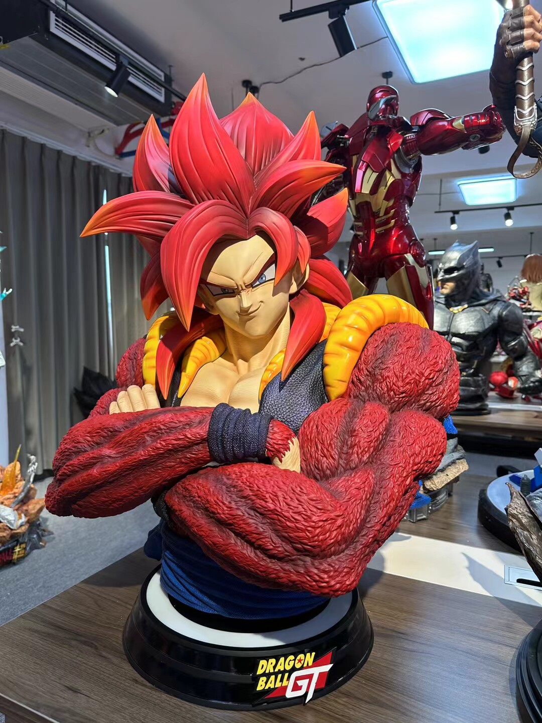 热火gk 现货 1/1超大七龙珠悟吉塔半身胸像 高约90CM 半身像雕像