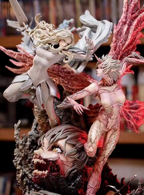 热火gk 现货1/6迪妮莎 VS 菲斯娜 豪华版雕像模玩手办模型