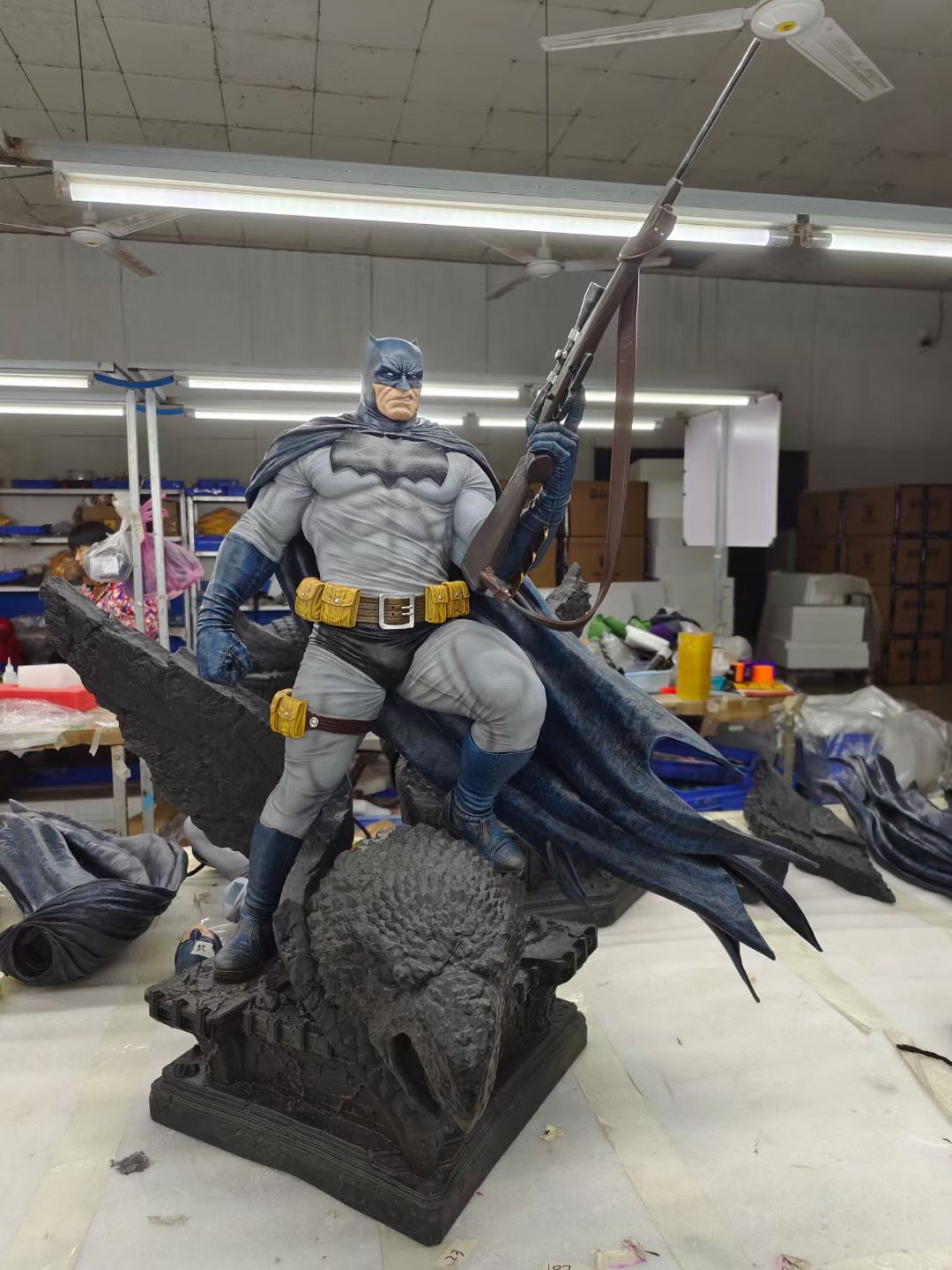 热火gk定制 非p1s 现货 黑暗骑士3 蝙蝠侠 1/3 雕像模型手办