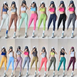 外穿瑜珈裤蜜桃臀健身裤女高腰提臀超好看专业马拉松收腹跑步裤女