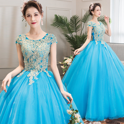 蓬蓬裙声乐艺考独唱舞台晚礼服