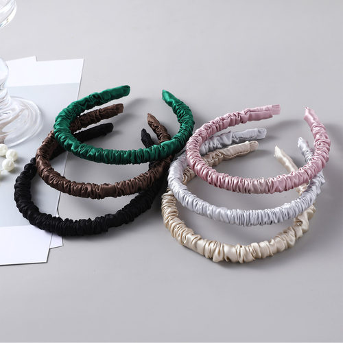 100%桑蚕丝大肠款发箍