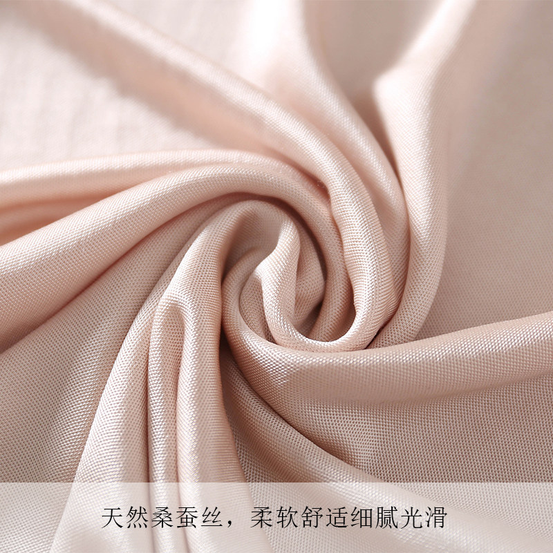 하이 엔드 뽕나무 실크 바닥 스커트 니트 실크 서스펜더 섹시한 잠옷 여성 여름 서스펜더 바닥 스커트 긴 페티코트