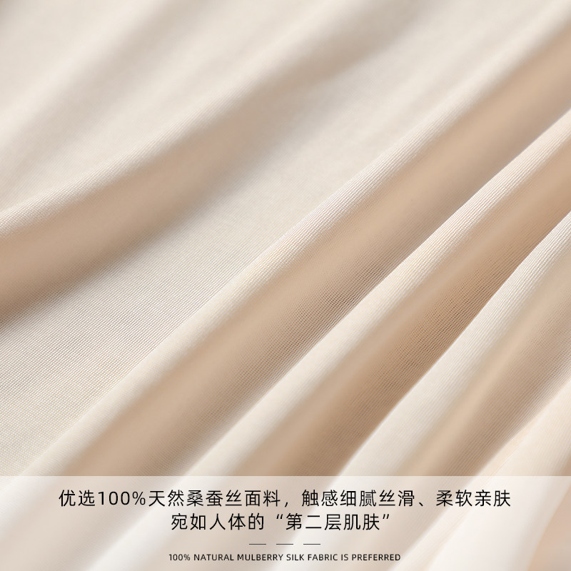 100% 뽕나무 실크 여성의 얇은 잠옷 세트 실크 솔리드 컬러 긴 소매 BOTTOMING 따뜻한 가을 옷 가을 바지 속옷 세트