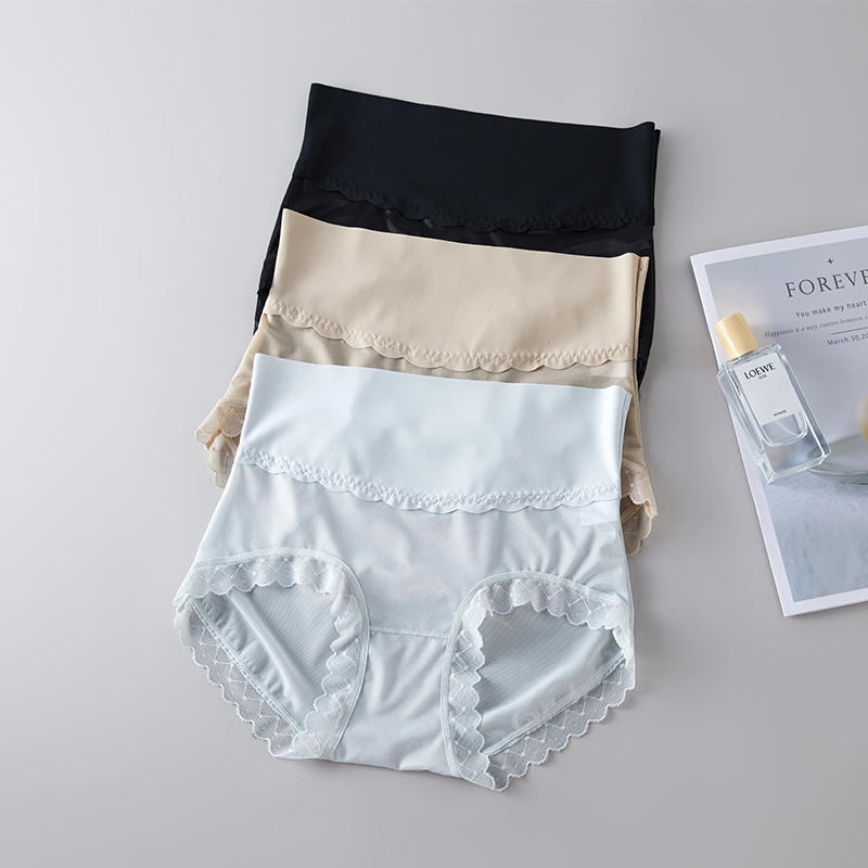 桑蚕丝高腰收腹束腰内裤